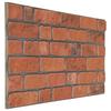Wall Panels 10 Pcs Terracotta 100 X 50 Cm EPS Foam