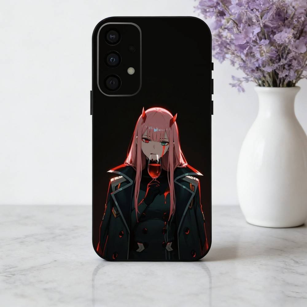 D-Darling In The F-Franxx Z-Zero Two Phone Case For Samsung Galaxy A73,A72,A71,A70,A53,A52,A51,Soft Silicone Black Cover
