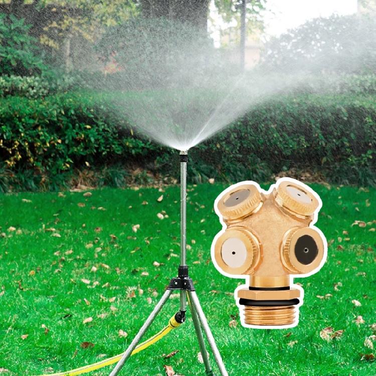 Rotating Lawn Watering Tool With Detachable Nozzle Design And Energy Efficient Misting Circulation For Horticultural Use