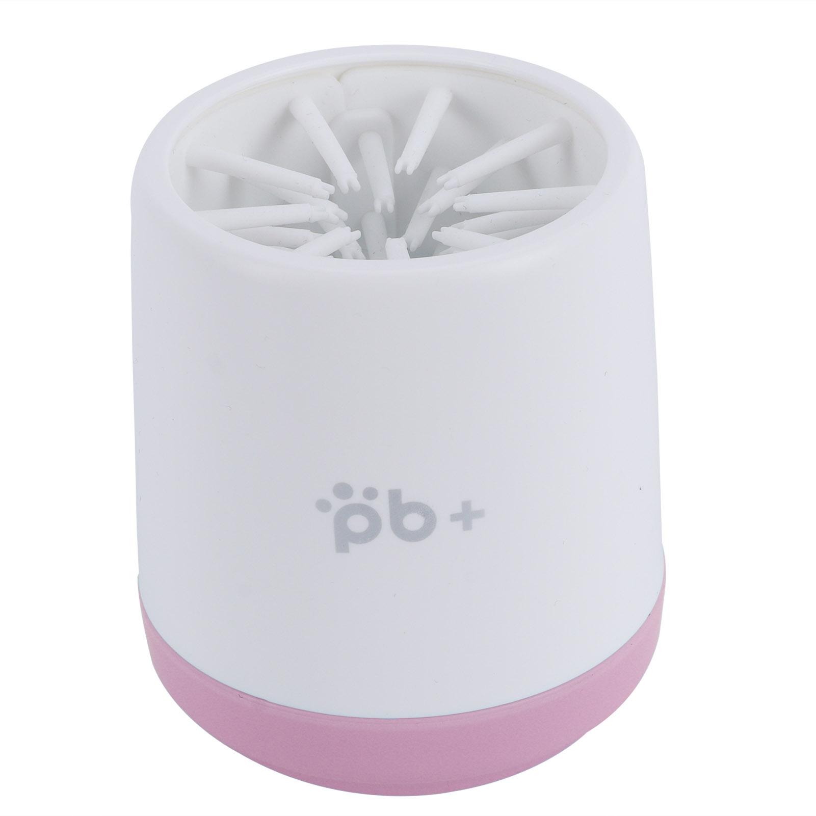 

Pet Dog Paw Cleaner Cup Portable Dirt Removal Cleaning Dog Foot Washer Accessory Pinkish
