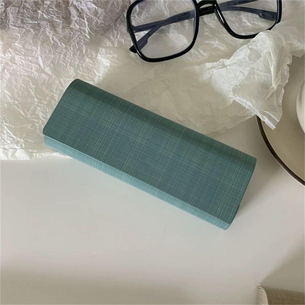 PU Leather Glasses Box Pressure-Resistant Eyewear Protector Protective Case Cover  Women Girls