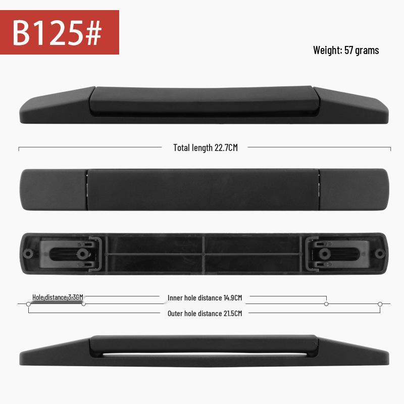 Luggage Handle Replacement & Repair Kit - Leather Case & Bag Accessories