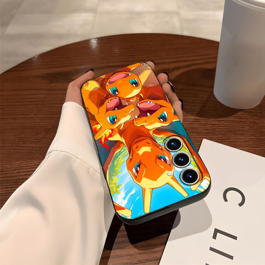 Comic Pokemon Art Case for Samsung Galaxy A16 A40 A04 A17 A50 A05 A06 A70 A15 A13 A20 A12 Funda Phone Cover