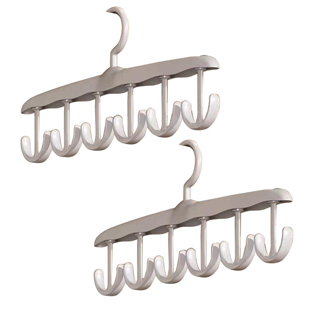 360 Degree Rotating Clothes Hanger With Waved Designs for Space Saving Home Dormitory Storage Organization