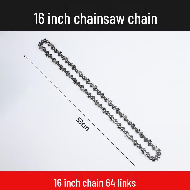 Universal Chainsaw Guide Bar & Chain: 4" & 16" for Gasoline & Lithium Electric Saws