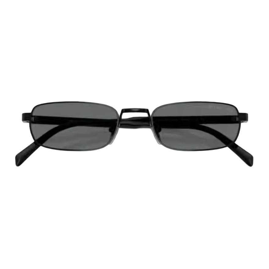 Prada Original Design Metal Frame Rectangular Sunglasses Unisex sunglasses Black PRB54S-1AB5Z154
