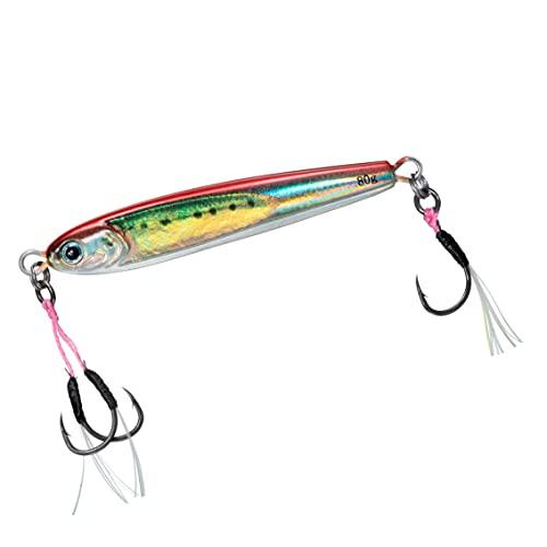 

Daiwa SLJ80F Tungsten Jig, TG Bait, Akakin R Sardine, 2.8 oz (80 g)