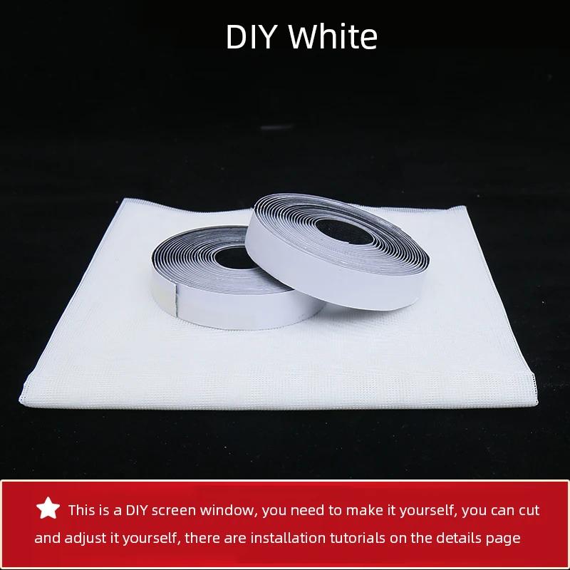 

Сетка на окно от насекомых, регулируемая оконная сетка «сделай сам», защита от комаров, защита от насекомых, занавеска от насекомых, занавеска от мух 0.6x0.8m