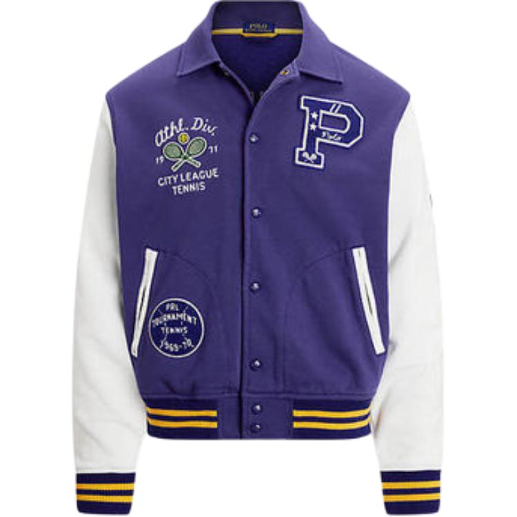 

Polo Ralph Lauren Вышивка Поло-воротник Однобортная Куртка-бомбер с длинным рукавом Мужские куртки MNPOKNI16824306-400 L