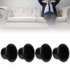 4Pcs ABS Plastic Cup Holder Black Cup Holder Stand Chair Accessories  Boat Table