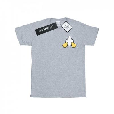 Womens/Ladies Donald Duck Backside Breast Print Cotton Boyfriend T-Shirt