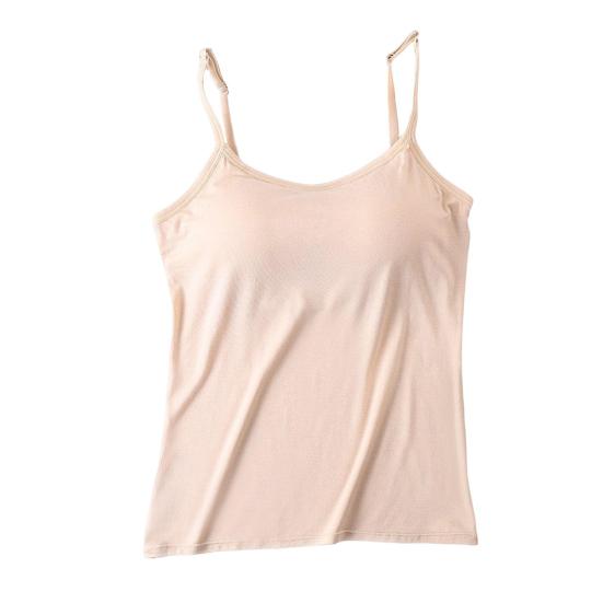 Vestă pentru femei, cu potrivire fără sudură, de culoare solidă, camisă, fără spate, elastică, căptușită, de vară
