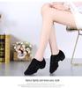 Women's Professional Latin Dance Shoes – Soft Sole, Flat Heel, Oxford Cloth