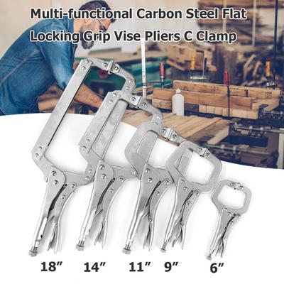 Adjustable Locking Pliers with Swivel Pad & Tenon Locator for Woodworking - Durable Steel Alloy Hand Tool for Carpentry DIY