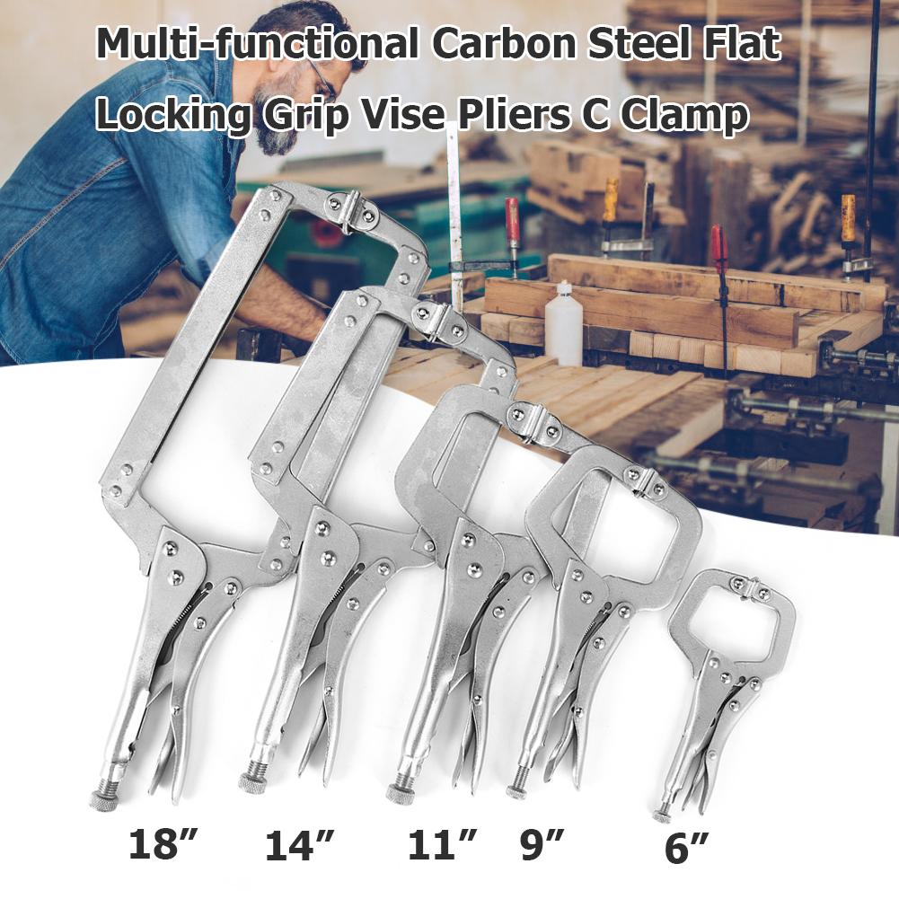 Adjustable Locking Pliers with Swivel Pad & Tenon Locator for Woodworking - Durable Steel Alloy Hand Tool for Carpentry DIY