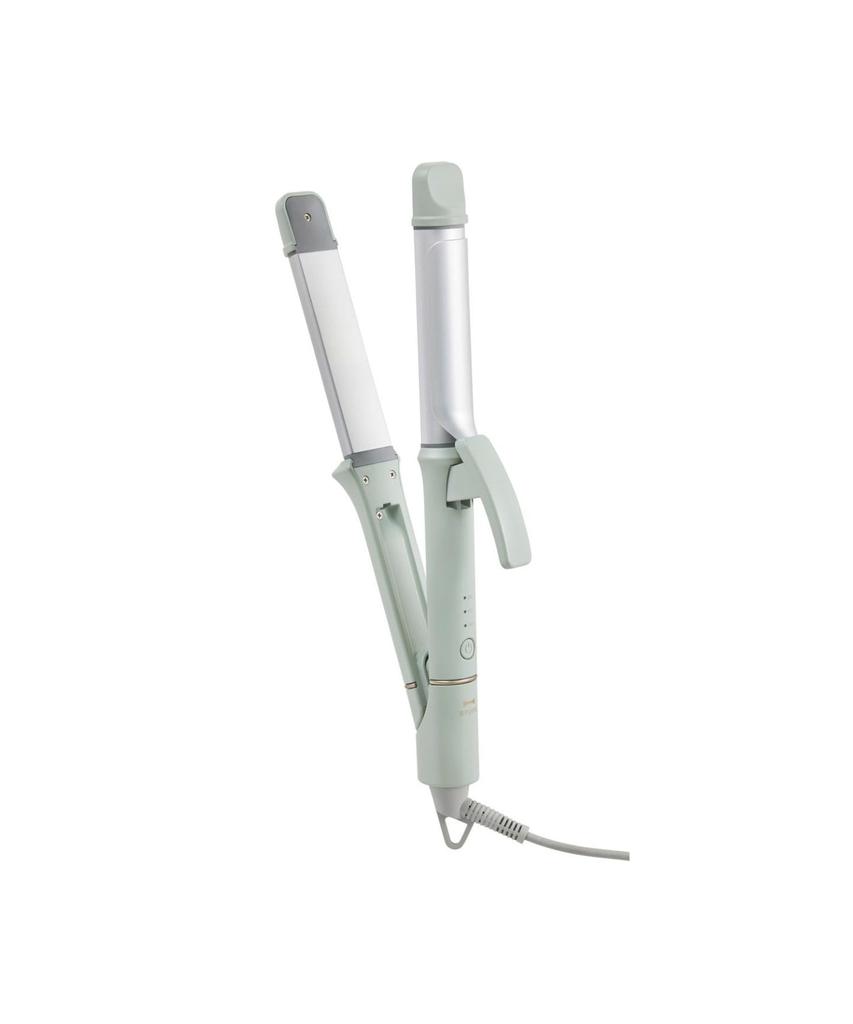 BRUNO Hair Iron, StraightCurl, 2-Way, with Storage Bag, Green, BOE147-GR