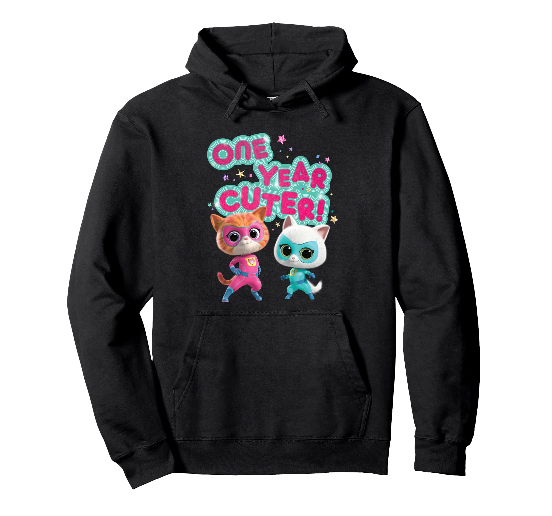 

Disney Junior Super Kitty Birthday One Year Cuter Hoodie