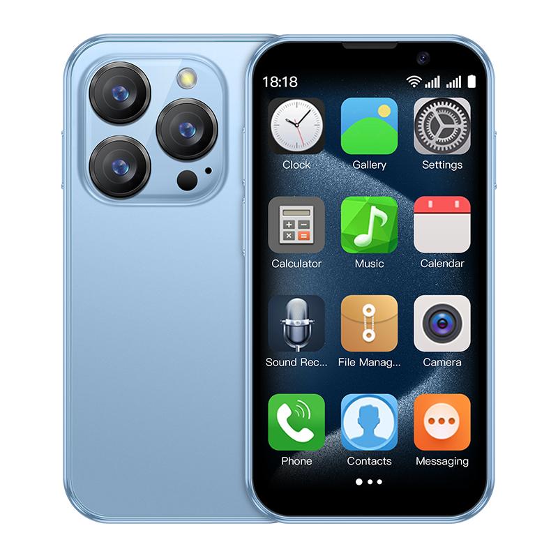 SOYES XS18 PRO 3G Mini Smartphone 3.0inch MTK6580 Quad Core 2GB RAM 16GB ROM Dual SIM 2MP Type-C Bluetooth Mp3 WIFI Face ID WCDMA Android CellPhone