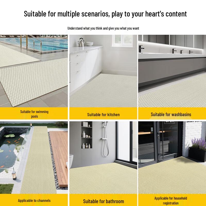 PVC Hollow Anti-slip Waterproof Floor Mat