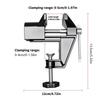 Portable Small Work Benches Vise Table Benches Clamp Vise Adjustable Table Clamp For DIY Projects Carving Fixed Fixture
