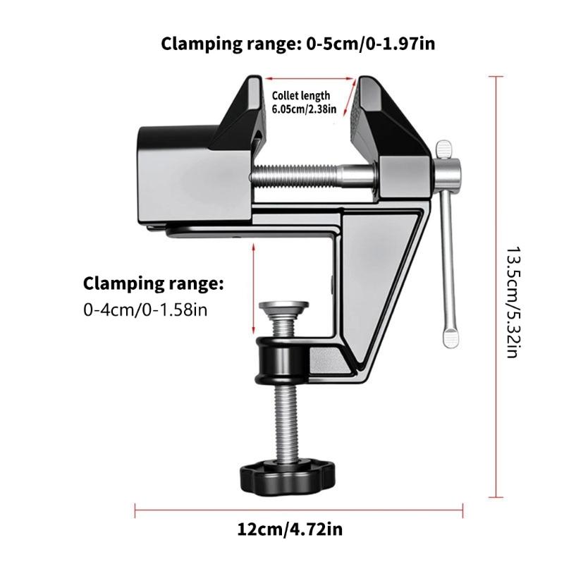 Portable Small Work Benches Vise Table Benches Clamp Vise Adjustable Table Clamp For DIY Projects Carving Fixed Fixture