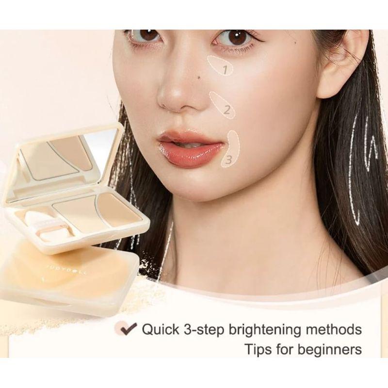 Judydoll - Dual-Color Highlighter Palette - 2 Colors