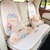 Fashionable Light Luxury Cartoon Bear Plush Waist Support Car Waist Back Neck Pillow Car Cushion Back Cute Car Accessories