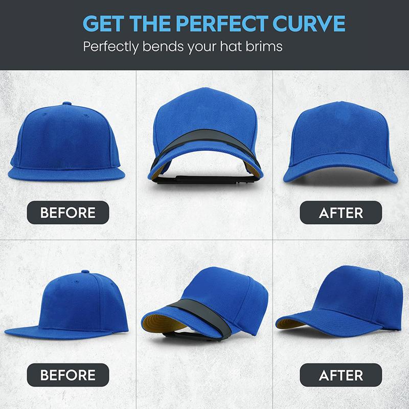Hat Brim Bender Adjustable Baseball Hat Edge Curving Shaping Band No Steaming Required Hat Curves Accessories
