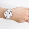 Coach Perry 36mm Leather Belt Wristwatch Silver Gray Ladies 14503116