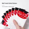 Nail Art French Smile & V-Line Wavy Heart Stickers