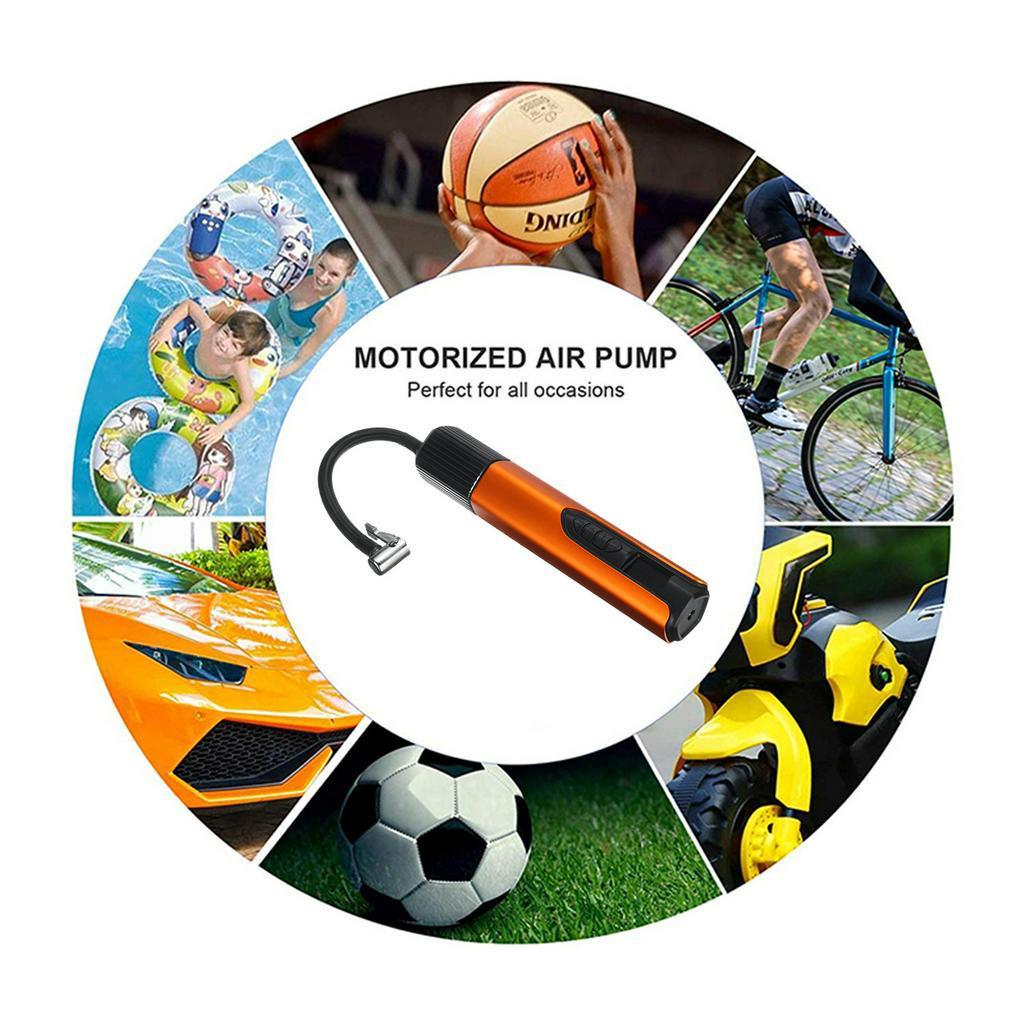 DC-7.4V 150PSI USB Cordless Portable Air Compressor LCD Handheld Inflatable Pump for Car Bicycles Tires Balls Swimming Rings