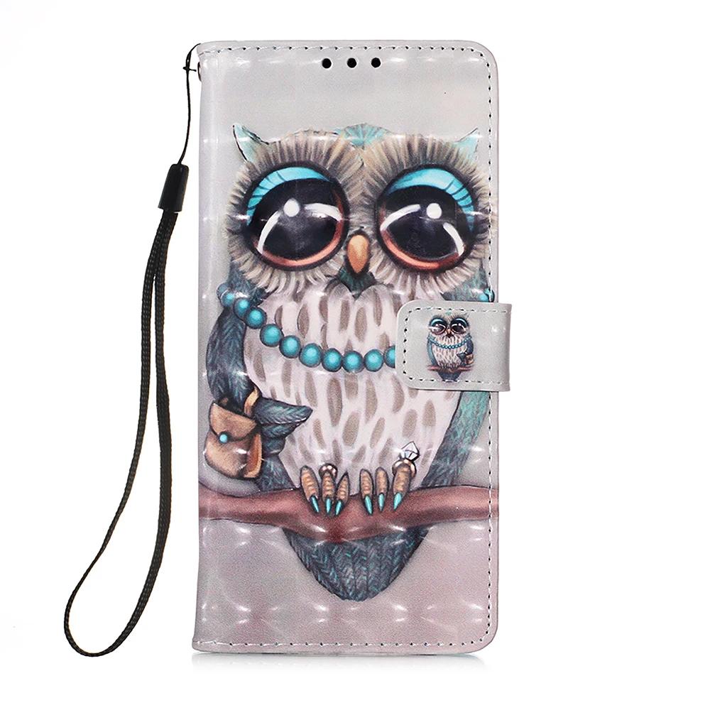 Cute Painted Leather Flip Case on For Tecno Pova Curve 2 Camon 50 Spark Go 3 2 1 1S Pop 10 10C Wallet Stand Book Cover Card Slot