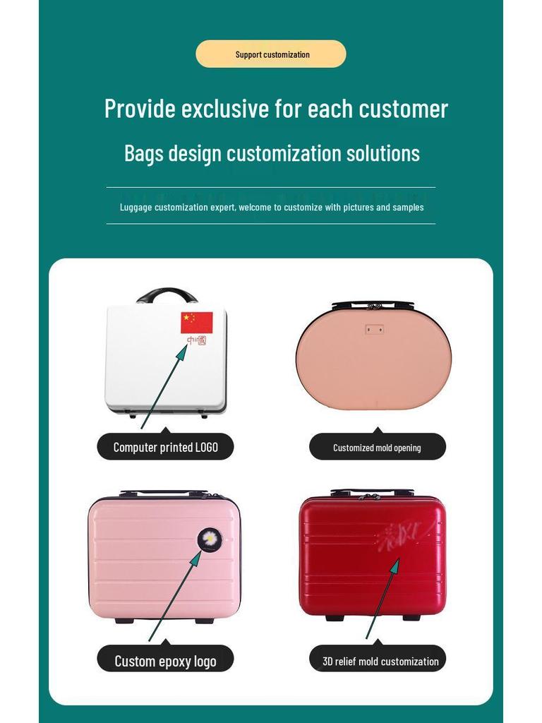 Premium 20-Inch Carry-On Suitcase with Universal Wheels and 24-Inch Aluminum Frame, Ideal for Female Students