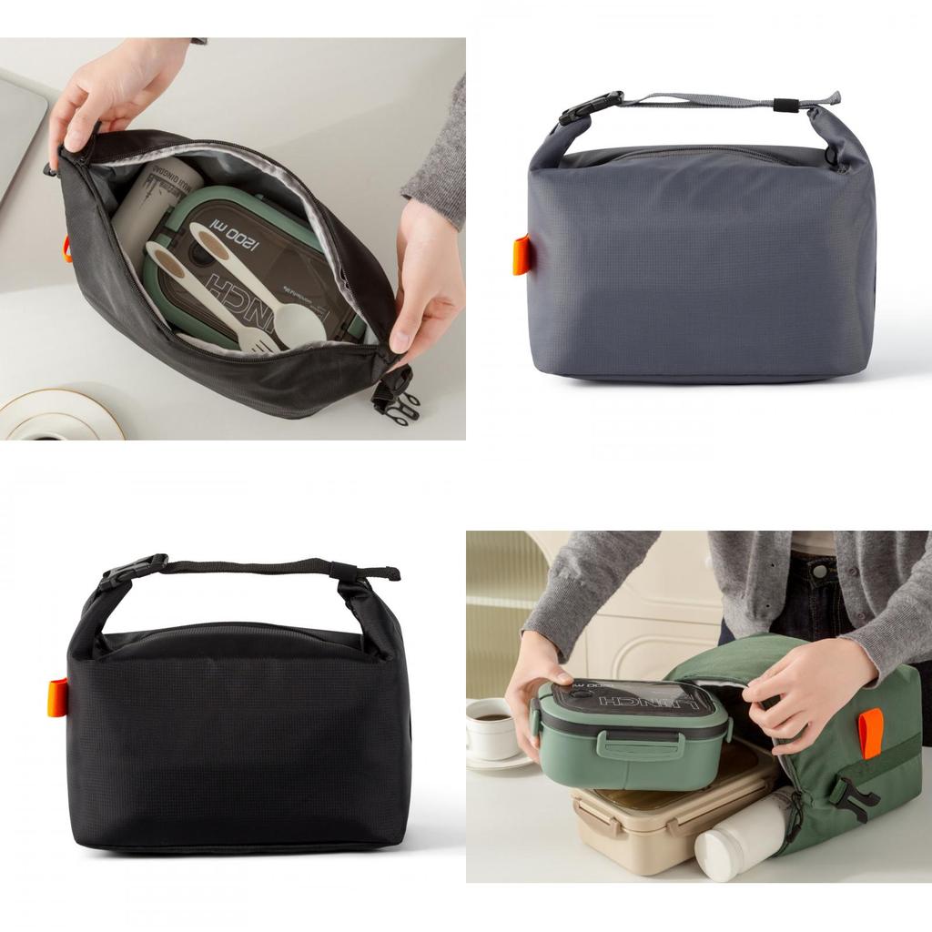 Modern Minimalist Insulated Food Cooler Bag With Large Capacity For Picnics And Travel