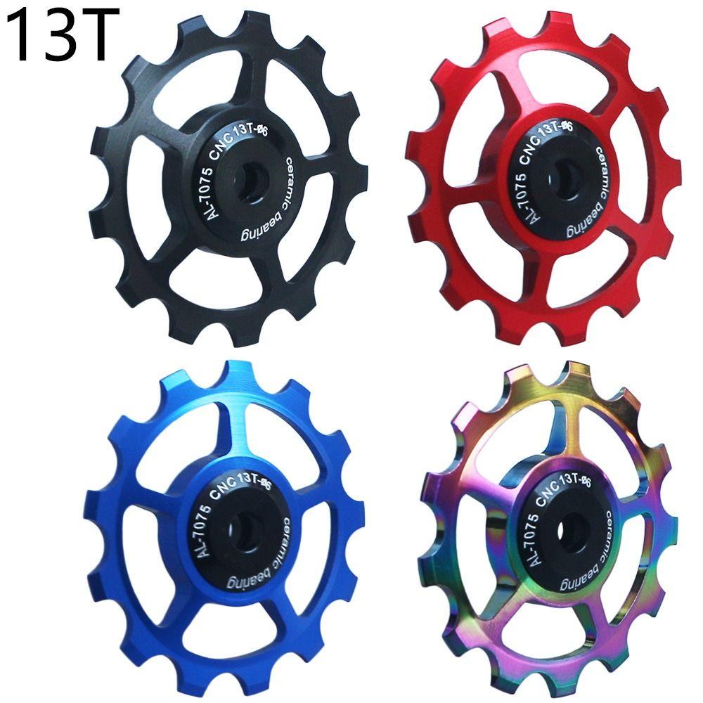 Accessories Bike Rear Derailleur Bicycle Rear Pulley Bike Ceramic Bearing Guide Bike Jockey Wheel