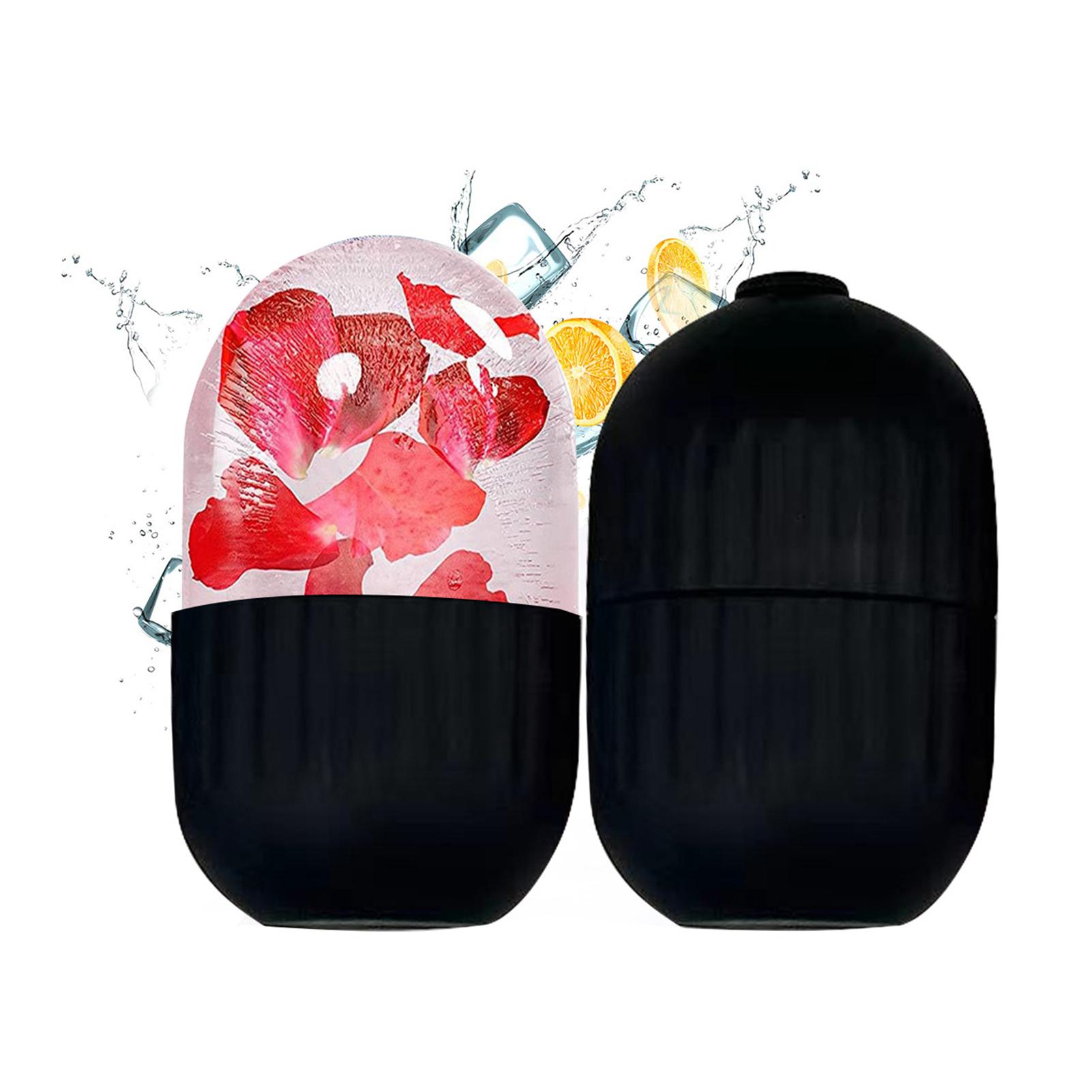 

Силиконовая форма для кубиков льда для женщин, массаж лица, снятие отечности глаз, подтяжка, ледяной ролик, многоразовый инструмент для снятия боли и подтяжки кожи чёрный