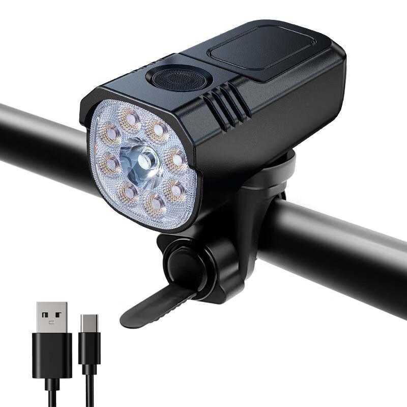 Longchan Aluminum Alloy Rechargeable Bicycle Light Set