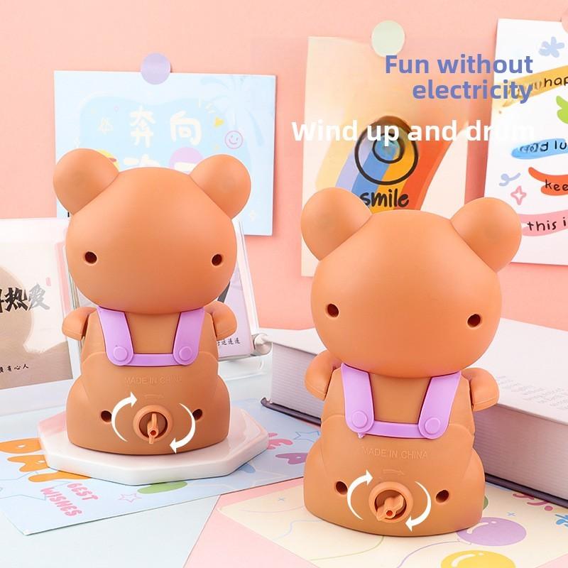 Drumming Capybara Clockwork Toy With Plastic Parts For Development Cognitive