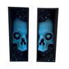 Masque And Skull Book Nook Kit Gothic Skull Book Ends Handmade Bookshelf Decoration for Halloween Shelf Tabletop Display