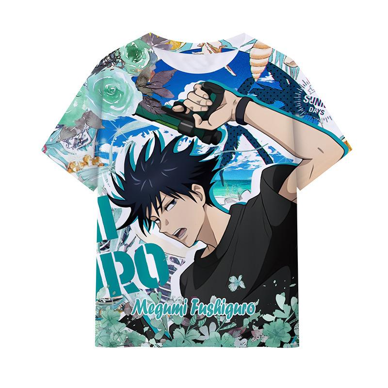 Jujutsu Kaisen Satoru Gojo Japanese Anime 3D Print T-shirt Men T-Shirt Hip Hop Streetwear Summer Harajuku TOP
