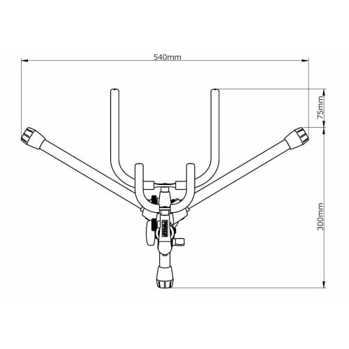 TAMA Professional Grade Guitar Stand 839 Chrome