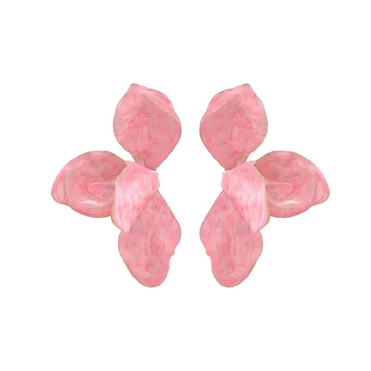 Elegant Flower Studs Earrings Fashion Ear Pendant Flower Ear Jewelry Waterproof Ear Studs Alloy Texture for Daily Party