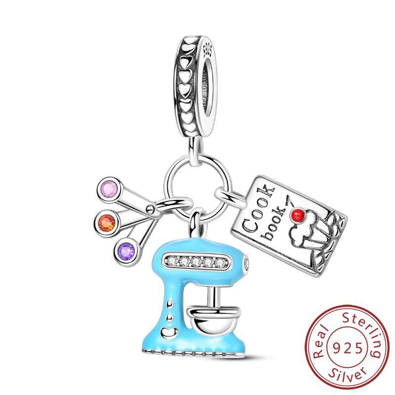 New Copper Charms Beads Star And Moon Paw Print Easter Egg Charms Fit Original Pendant Bracelet Diy Jewelry Gift