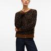 Cardigan imprimé léopard avec boutons dorés Femme VERO MODA