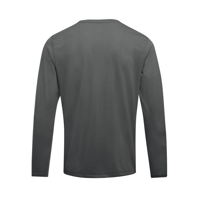Under Armour Ss25 Ef Perf Graphic Logo Fashion Training Comfortable Long Sleeve T-Shirt Men Tops Rhino-Gray 6007557-025