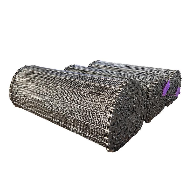 High-Temperature Resistant 304 Stainless Steel Mesh Conveyor Belt B-Type