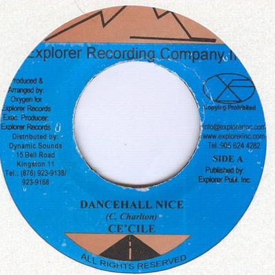 7inch Record CE'CILE - Dancehall Nice NONE Explorer Record Jamaica Reggae, Ska & Dub Used