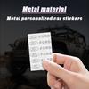 3D Metal Emblem Sticker Car Interior Decoration Decals Accessories For Ford Focus 3 4 MK3 Kuga Escape Mustang Fiesta Ranger Esco