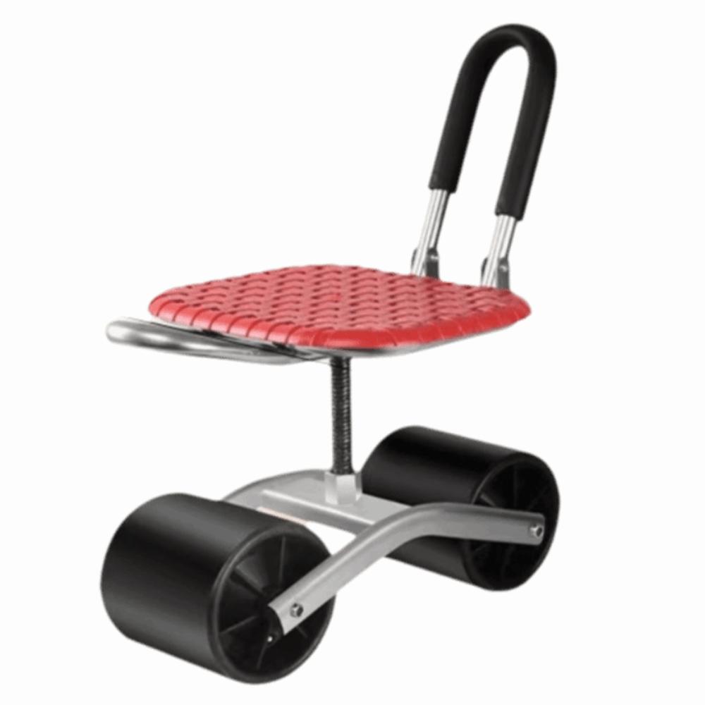 Adjustable Garden Rolling Work Seat 360 Rotating Comfortable Rolling Stool With Wheels Folding Portable Work Stool Greenhouse