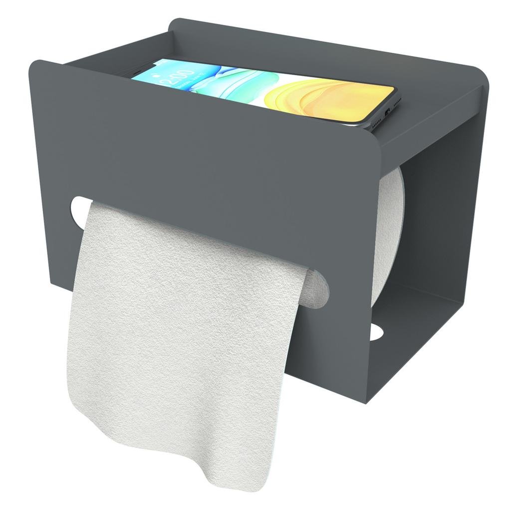 Multifunction Punch-free Magnetic Home Tissue Box Carbon Steel Tissue Storage Box